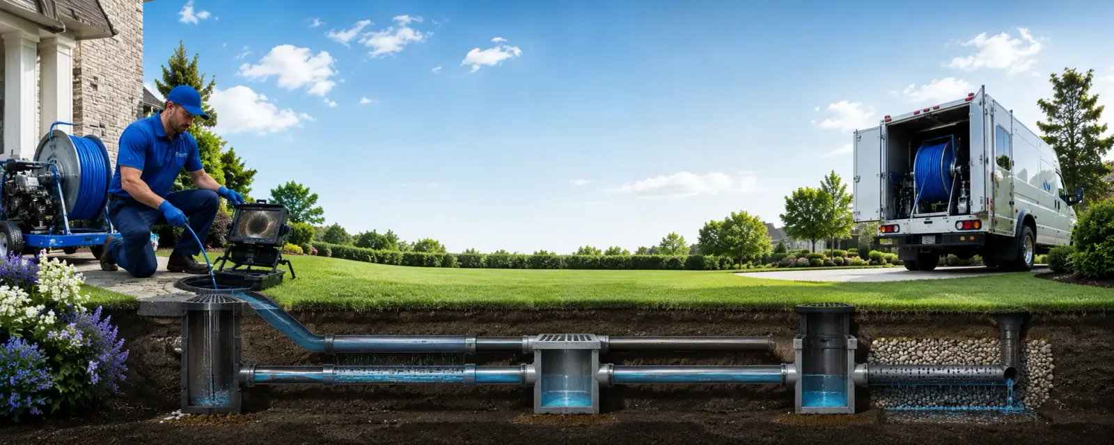Outdoor drain cleaning information for Rutledge, AL